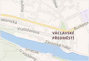 Příčná v obci Písek - mapa ulice