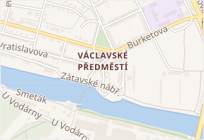 Václavská v obci Písek - mapa ulice