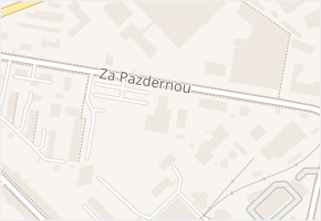 Za Pazdernou v obci Písek - mapa ulice