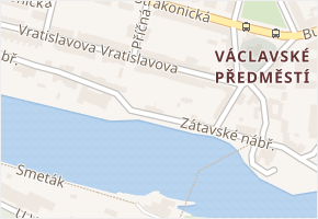 Zátavské nábř. v obci Písek - mapa ulice