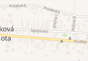 Spojovací v obci Písková Lhota - mapa ulice