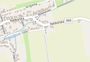 Polní v obci Píšť - mapa ulice