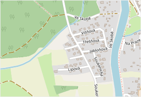 Trnková v obci Planá nad Lužnicí - mapa ulice