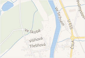 Ve Skobě v obci Planá nad Lužnicí - mapa ulice
