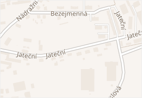 Jateční v obci Planá - mapa ulice