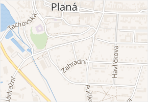Sokola Tůmy v obci Planá - mapa ulice