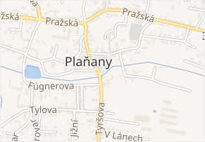 Havlíčkova v obci Plaňany - mapa ulice