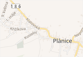 Klatovská v obci Plánice - mapa ulice