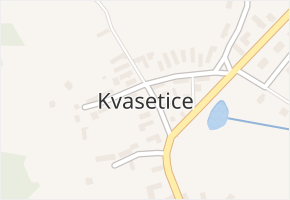 Kvasetice v obci Plánice - mapa části obce