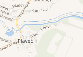 Březí v obci Plaveč - mapa ulice