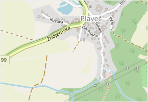 Dvorská v obci Plaveč - mapa ulice