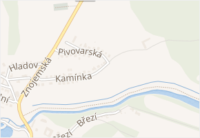 Kamínka v obci Plaveč - mapa ulice