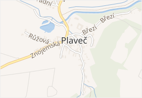 Obchodní v obci Plaveč - mapa ulice