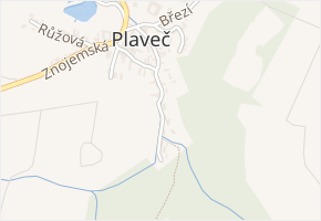 Poustevna v obci Plaveč - mapa ulice