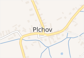 Plchov v obci Plchov - mapa části obce