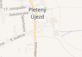 Družstevní v obci Pletený Újezd - mapa ulice