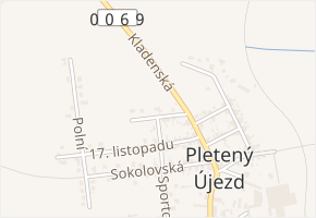 Partyzánská v obci Pletený Újezd - mapa ulice