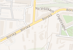 Břeňkova v obci Plzeň - mapa ulice