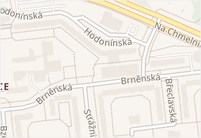 Brněnská v obci Plzeň - mapa ulice