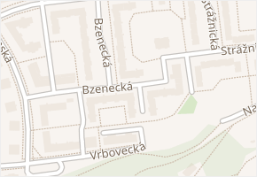 Bzenecká v obci Plzeň - mapa ulice