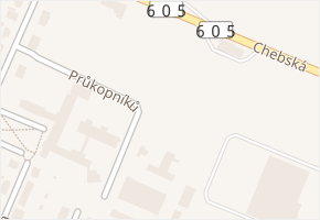 Chebská v obci Plzeň - mapa ulice