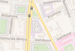 Chodské náměstí v obci Plzeň - mapa ulice