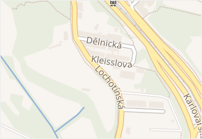 Dělnická v obci Plzeň - mapa ulice