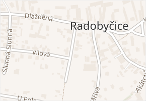 Dlážděná v obci Plzeň - mapa ulice