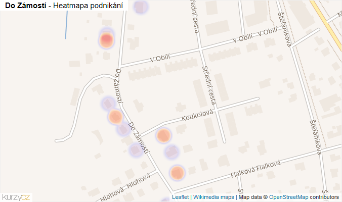 Mapa Do Zámostí - Firmy v ulici.