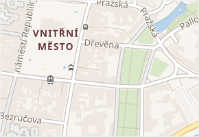 Dřevěná v obci Plzeň - mapa ulice