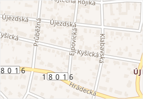 Ejpovická v obci Plzeň - mapa ulice