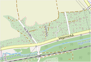 Evansova v obci Plzeň - mapa ulice