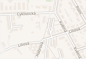 Habrová v obci Plzeň - mapa ulice