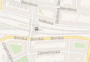 Hálkova v obci Plzeň - mapa ulice
