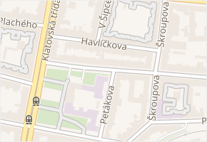 Havlíčkova v obci Plzeň - mapa ulice