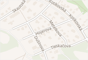 Hojerova v obci Plzeň - mapa ulice