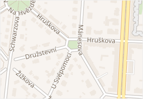 Hruškova v obci Plzeň - mapa ulice