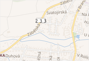 Jitrocelová v obci Plzeň - mapa ulice