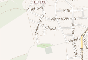 Jívová v obci Plzeň - mapa ulice
