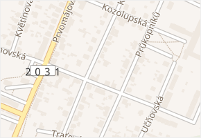 K Nádraží v obci Plzeň - mapa ulice