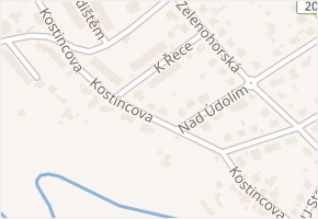 K Řece v obci Plzeň - mapa ulice