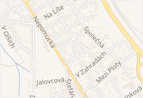 K Rozhraní v obci Plzeň - mapa ulice