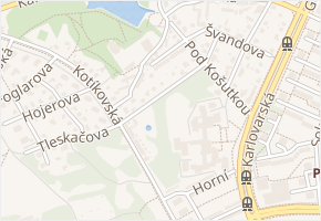 Karla Bureše v obci Plzeň - mapa ulice