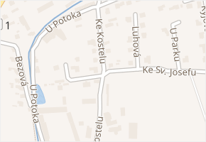 Ke Kostelu v obci Plzeň - mapa ulice
