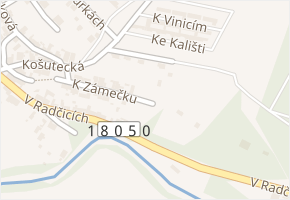 Ke Kovářce v obci Plzeň - mapa ulice