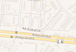 Ke Kukačce v obci Plzeň - mapa ulice