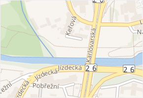 Keřová v obci Plzeň - mapa ulice