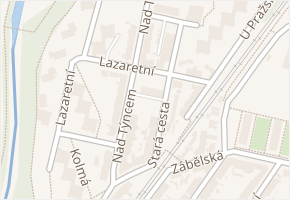 Lazaretní v obci Plzeň - mapa ulice