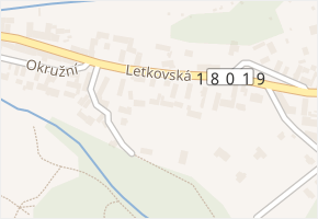 Letkovská v obci Plzeň - mapa ulice