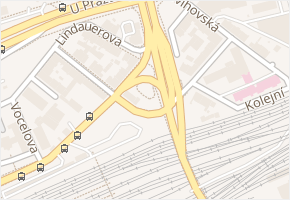 Lindauerova v obci Plzeň - mapa ulice